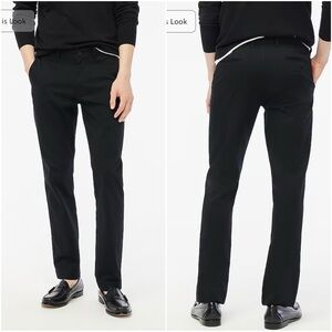 J. Crew Factory Pants Men’s Straight-Fit Flex Chino Classic Black 38x32 NWT New